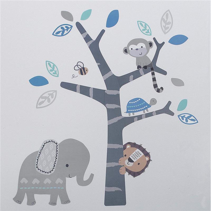 Bedtime Originals Jungle Fun Wall Decals, Tree & Animals Image 3