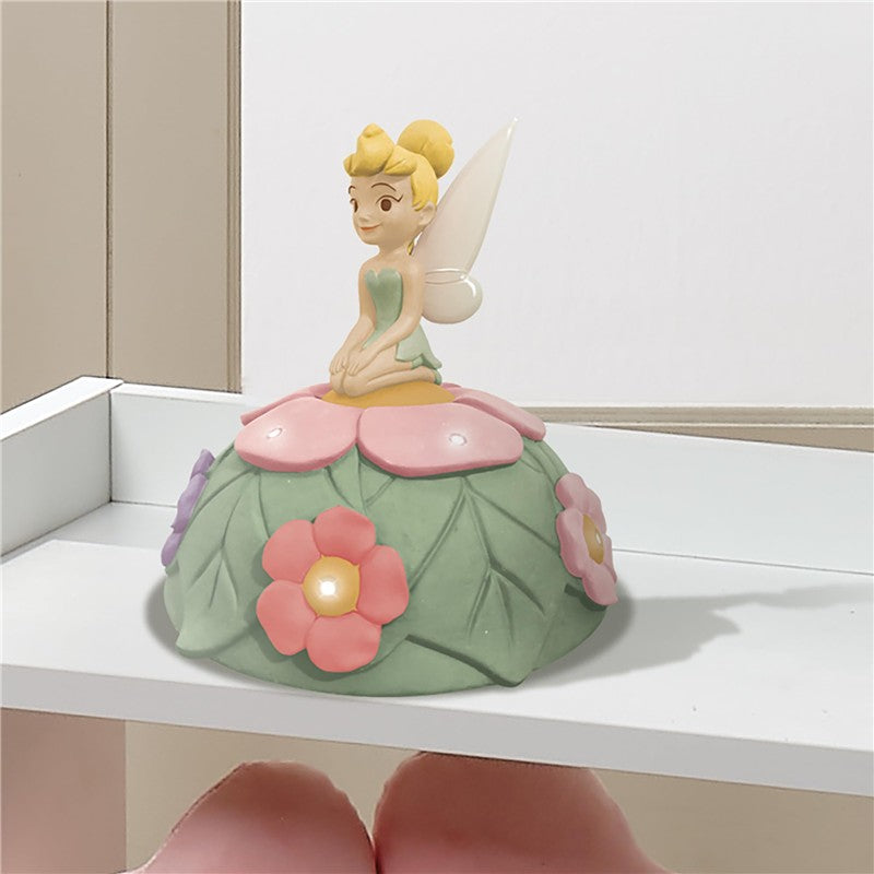 Bedtime Originals - Tinker Bell Table Top Light Pink, Green, Disney, Garden Image 6