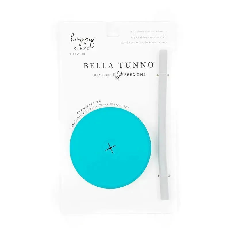 Bella Tunno - Happy Sippy Straw Lid, Silicone, BPA Free, Tiny Human Image 4