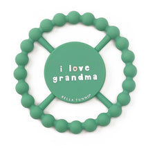 Bella Tunno - Happy Teether, Soft & Easy Grip Baby Teether Toy, Non-Toxic and BPA Free, I Love Grandma  Image 1
