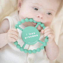Bella Tunno - Happy Teether, Soft & Easy Grip Baby Teether Toy, Non-Toxic and BPA Free, I Love Grandma  Image 2