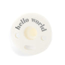 Bella Tunno - Hello World Pacifier, White Image 1