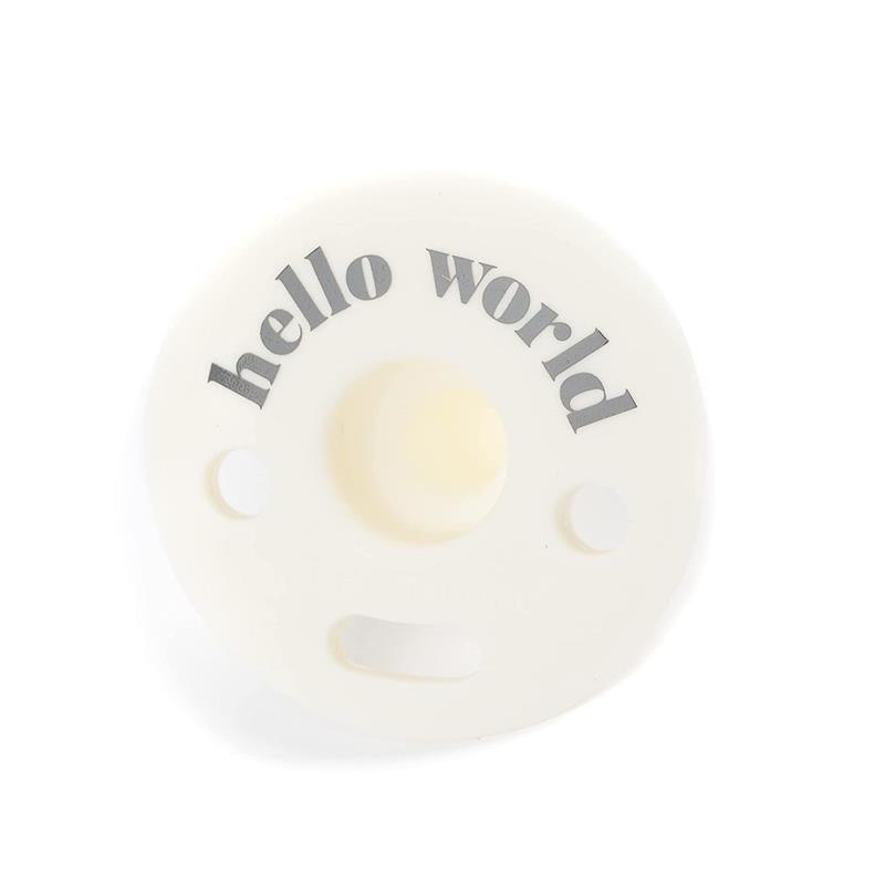 Bella Tunno - Hello World Pacifier, White Image 5