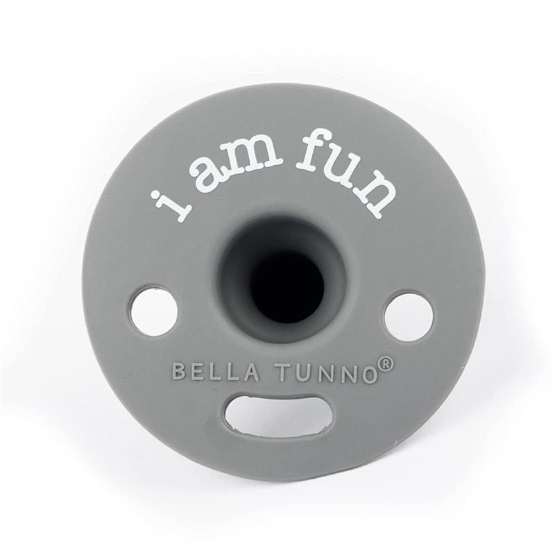 Bella Tunno - I Am Fun Pacifier, Grey Image 1