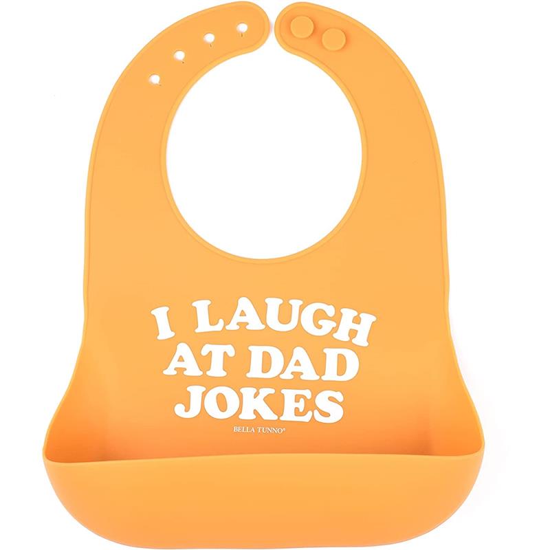 Bella Tunno - I Laugh At Dad Jokes Wonder Bib Image 1