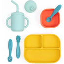 Bella Tunno - Little Bites Bundle, Baby Feeding Set, 100% Food-Grade Silicone, Circus Fun Image 1