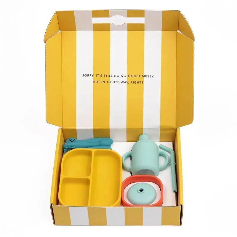 Bella Tunno - Little Bites Bundle, Baby Feeding Set, 100% Food-Grade Silicone, Circus Fun Image 7