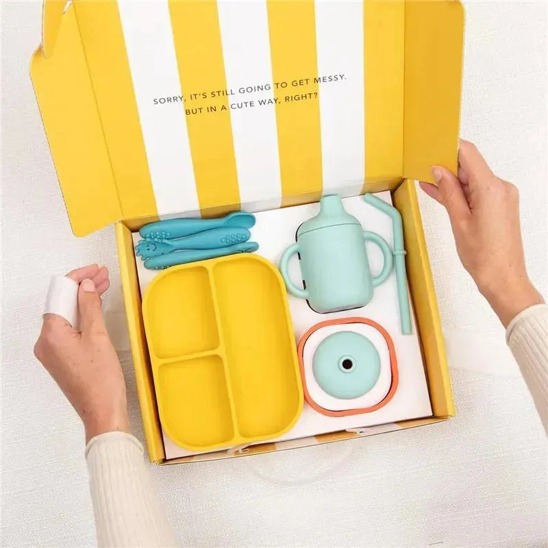 Bella Tunno - Little Bites Bundle, Baby Feeding Set, 100% Food-Grade Silicone, Circus Fun Image 8