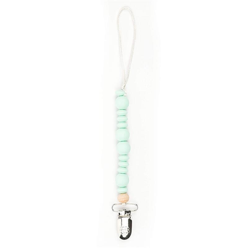 Bella Tunno Silicone Beaded Pacifier Clips - Mint Image 2