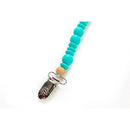 Bella Tunno Silicone Beaded Pacifier Clips - Turquoise Image 2