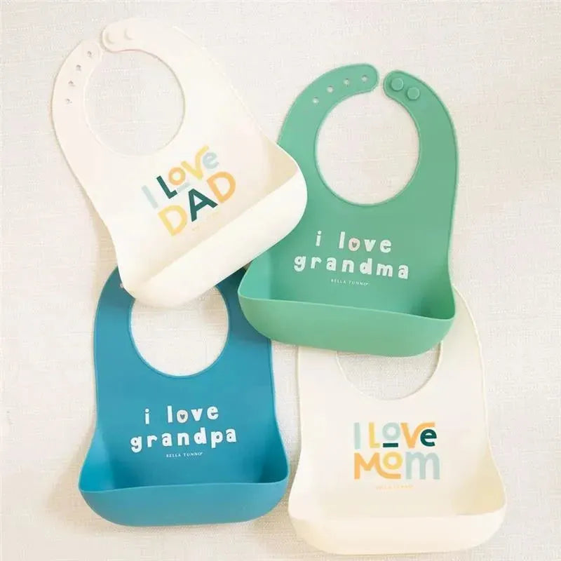 Bella Tunno - Wonder Bib, Silicone Baby Bib for Girls & Boys, Non-toxic BPA Image 7