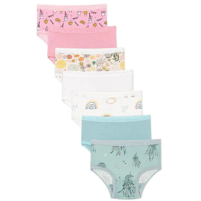 Bellabu Bear - 7Pk Springtime Bamboo Girls' Underwear Image 1