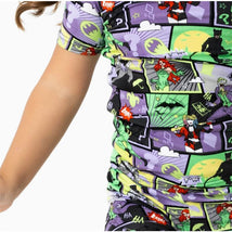 Bellabu Bear - Batman Baddies Kids Bamboo Short Set Image 2