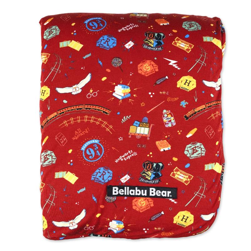 Bellabu Bear - Harry Potter Hogwarts Express Bamboo Blanket Image 4