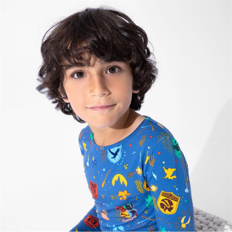 Bellabu Bear - Harry Potter House Pride Bamboo Kids Pajamas Image 3