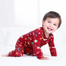 Bellabu Bear - Hogwarts Express Bamboo Convertible Footie Image 3