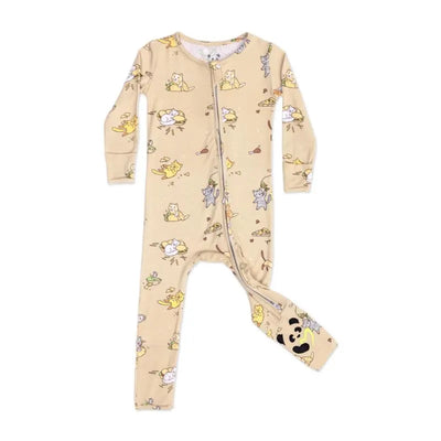 Bellabu Bear - Toddler Sushi Cat Kids Bamboo Footie Image 2