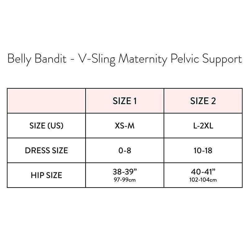 Belly Bandit – V-Sling Pelvic Support Band, Black, X-Large Image 2