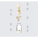 Bibs - Baby 4Oz Latex Glass Bottle With Bumper Baby Blue Image 2