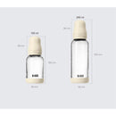 Bibs - Baby 4Oz Latex Glass Bottle With Bumper Ivory Image 2