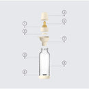 Bibs - Baby 8Oz Latex Glass Bottle With Bumper Ivory Image 2