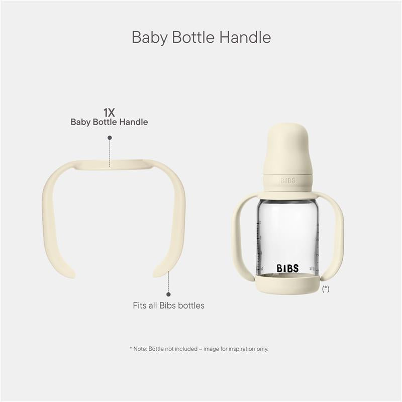 Bibs - Baby Bottle Handle Ivory Image 2