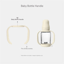 Bibs - Baby Bottle Handle Ivory Image 2