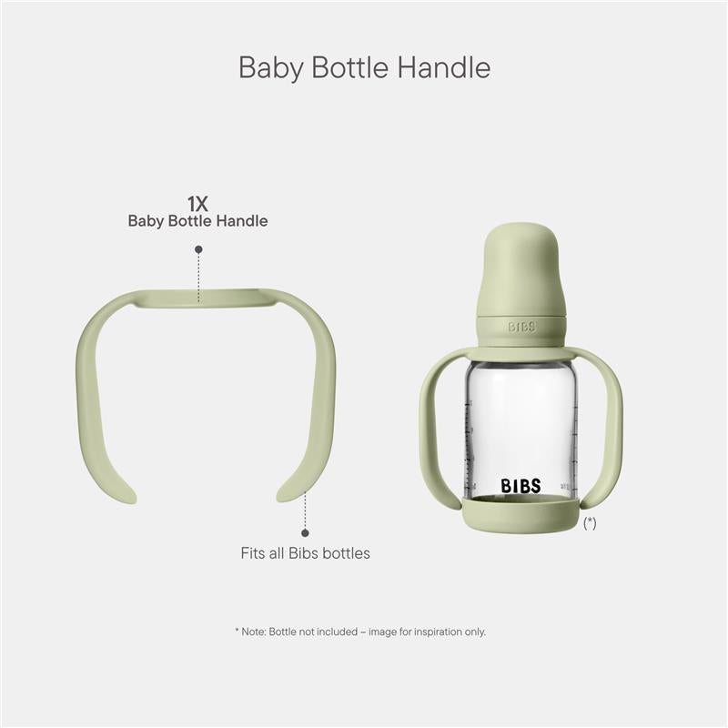 Bibs - Baby Bottle Handle Sage Image 2