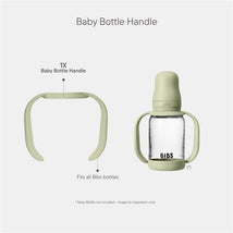 Bibs - Baby Bottle Handle Sage Image 2