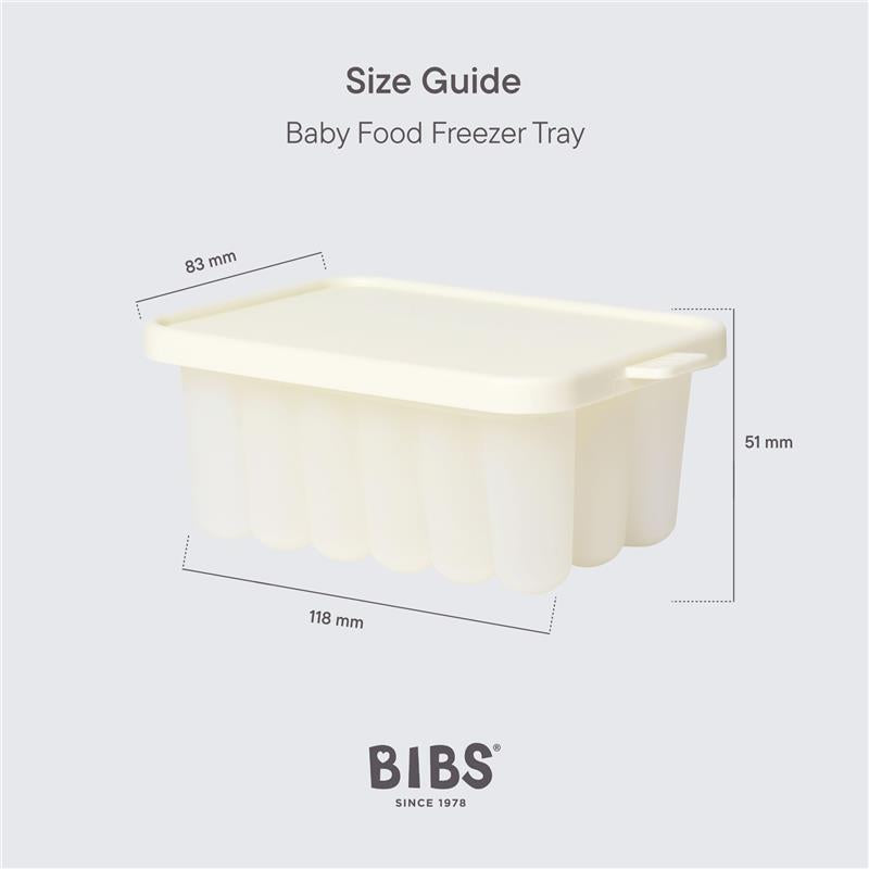 Bibs - Baby Food Freezer Tray Ivory Image 3