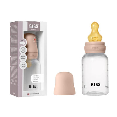 Bibs - Baby Plastic Bottle With Latex Nipple 150Ml, Blush Image 1