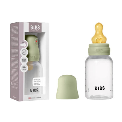 Bibs - Baby Plastic Bottle With Latex Nipple 150Ml, Sage Image 1