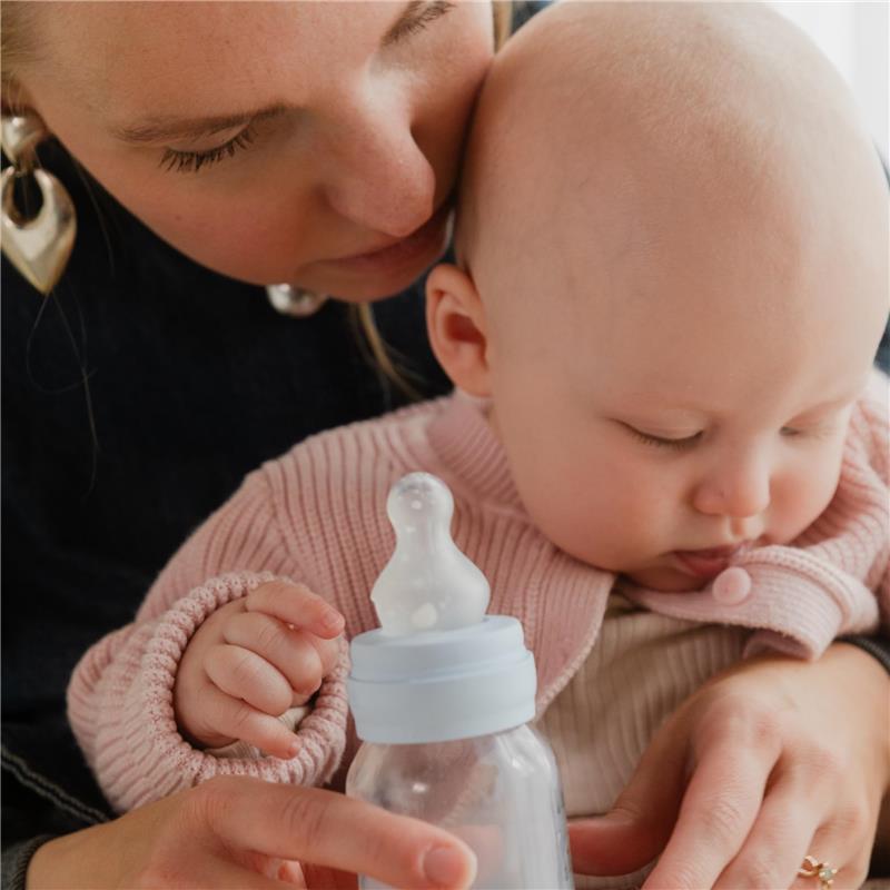 Bibs - Baby Plastic Bottle With Silicone Nipple 270Ml, Blush Image 5