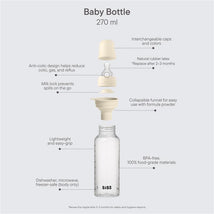 Bibs - Baby Plastic Bottle With Silicone Nipple 270Ml, Sage Image 2