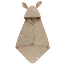 Bibs - Kangaroo Hoodie Towel Baby, Vanilla Image 1