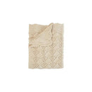 Bibs - Knitted Blanket Wavy, Ivory Image 1