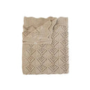 Bibs - Knitted Blanket Wavy, Vanilla Image 1