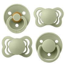 BIBS – Try-it De Lux Sage Pacifiers Natural Rubber & Silicone, 0/6M Image 1