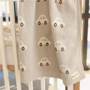 Bleu La La - 100% Luxury Cotton Receiving Swaddle Baby Blanket, Cars Cream Image 8