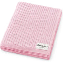 Bleu La La - 100% Luxury Organic Cotton Ribbed Baby Swaddle Blanket, Pink Image 1
