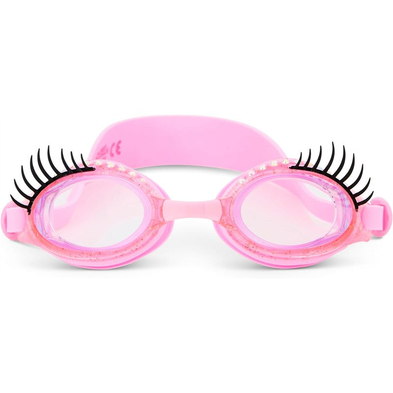 Bling 2O - Girls' Glam Splash Lash Swimming Goggles with UV Protection, Ages 3+, Pink Image 3