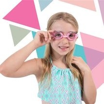 Bling 2O - Girls' Glam Splash Lash Swimming Goggles with UV Protection, Ages 3+, Pink Image 2
