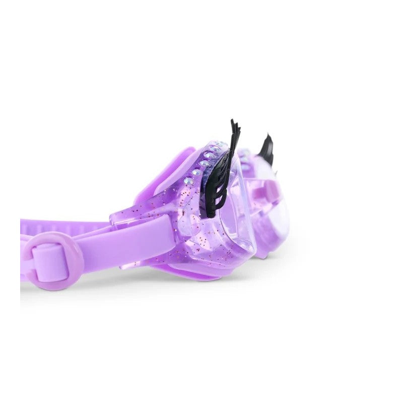 Bling 2O - Girls' Glam Splash Lash Swimming Goggles with UV Protection, Ages 3+, Purple Image 3