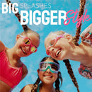 Bling 2O - Girls' Glam Splash Lash Swimming Goggles with UV Protection, Ages 3+, Purple Image 7