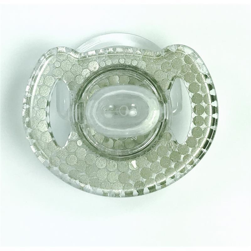 Bling Swarosvski Crystal Pacifier Pearl With Crystal Clear Image 3