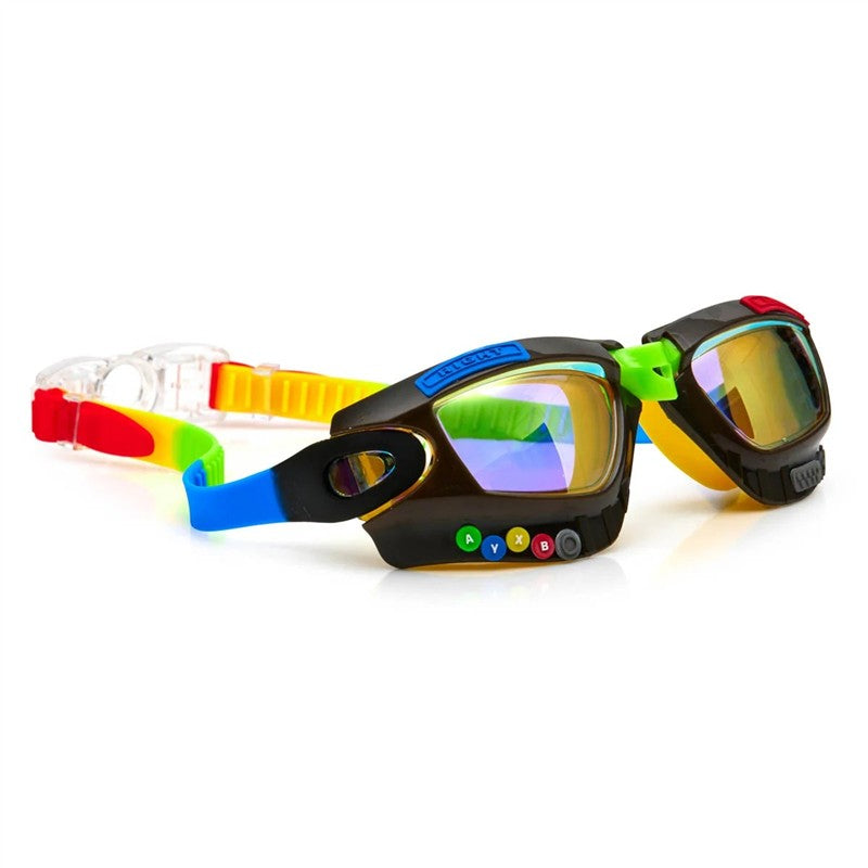 Bling2o Jet Black Gamer Kids' Swim Goggles Image 3
