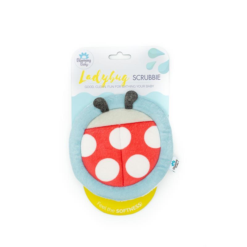 Blooming Baby Scrubbie Ladybug Red and Blue Image 4