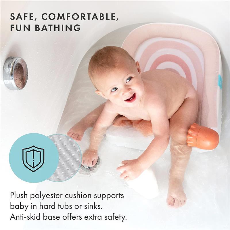 Blooming Bath - Rainbow Baby Sink Bathtub Cushion for Infants  Image 2