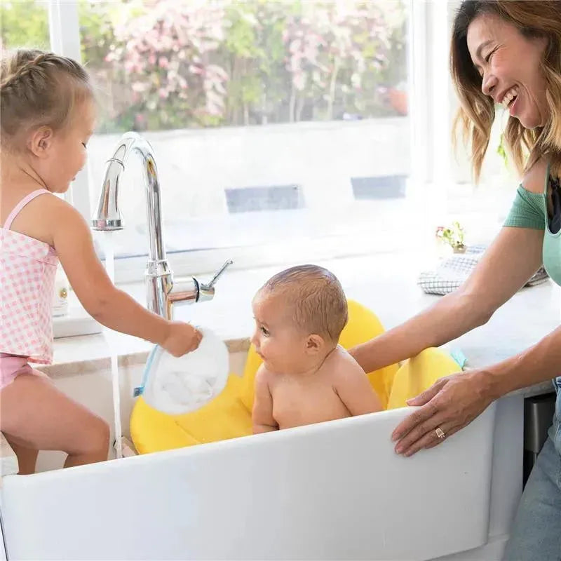 Bloomingbath.com - Poppy Flower Bath Mat - Sink Bathtub Cushion for Baby, Yellow Image 5