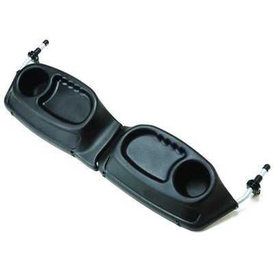 Bob Duallie Snack Tray featuring two cup holders and a snack compartment, designed for easy access during outings.